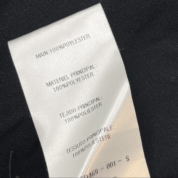 WYLDR LONDON LOS ANGELES Women’s Black Bell Sleeve Crochet Lace Inset Dress - Picture 10 of 10